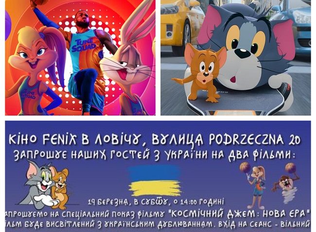 KINO FENIX dla dzieci z Ukrainy 19-20.03